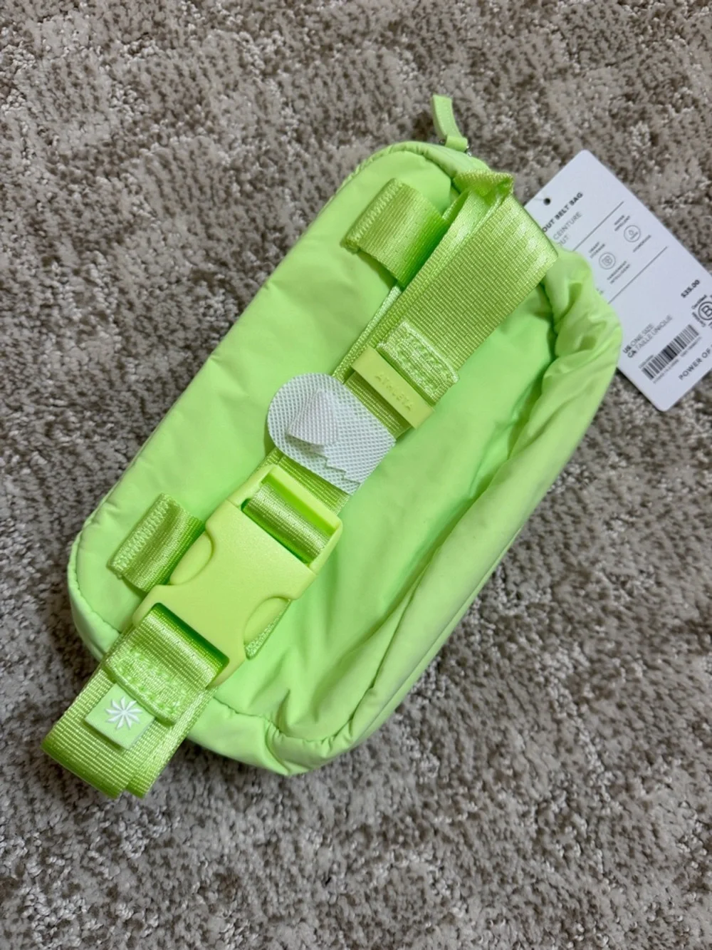 Athleta Women’s Citron Green All About Crossbody Belt Bag—Festival or Athletic - Picture 6 of 11